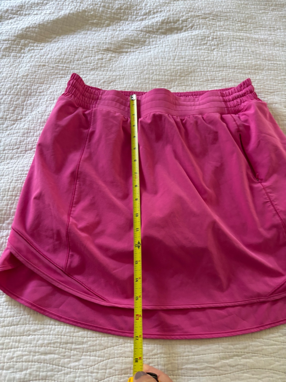 Lululemon Pink Pace Rival Skirt Skort - Size 12 - Picture 6 of 8